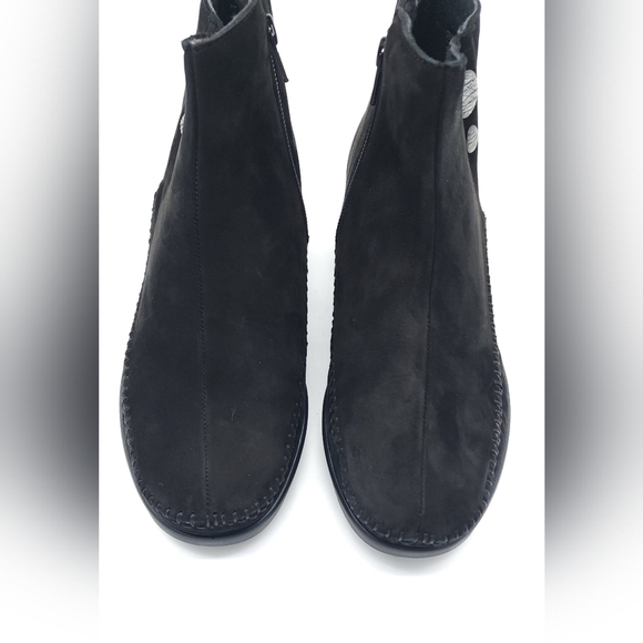 SAS Jade Onyx Women's Ankle Wedge Boot Side Zip Comfort Size 9 W - Picture 8 of 12